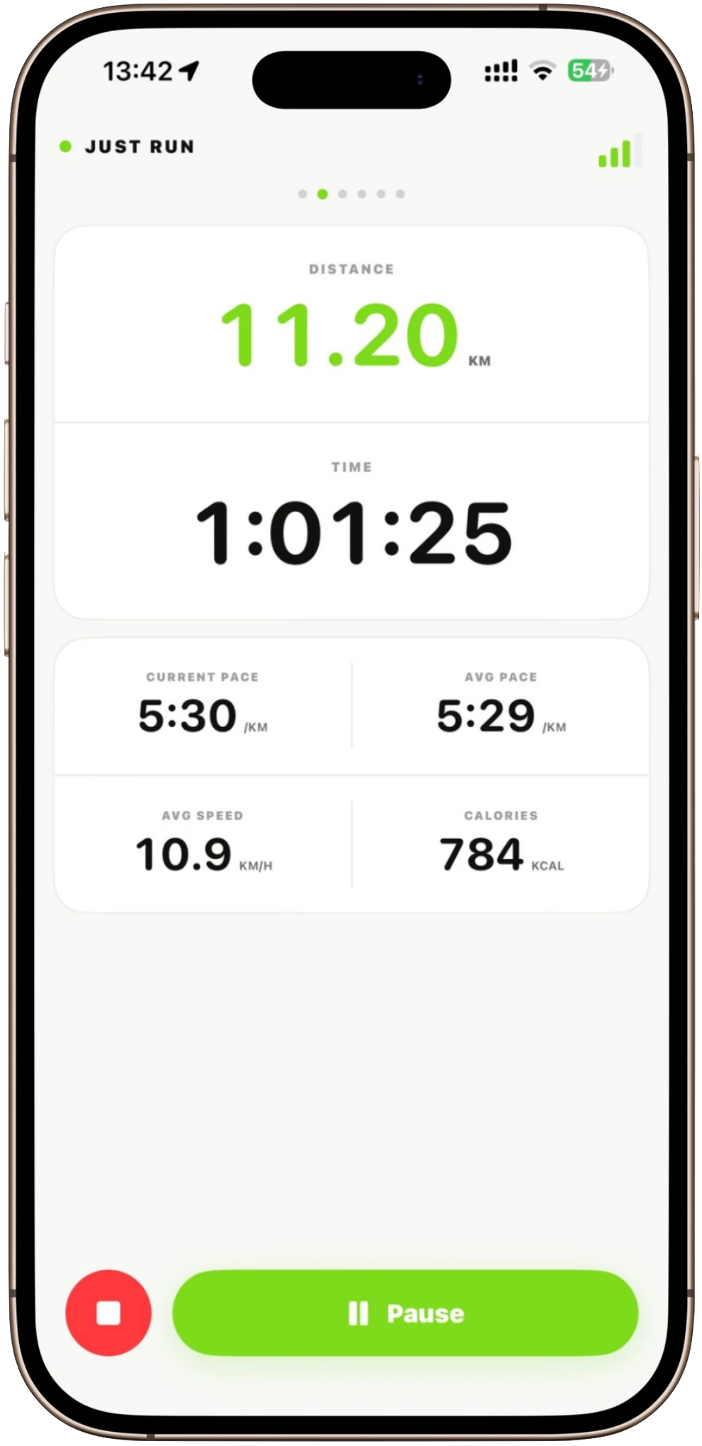 Just Run live session in light mode