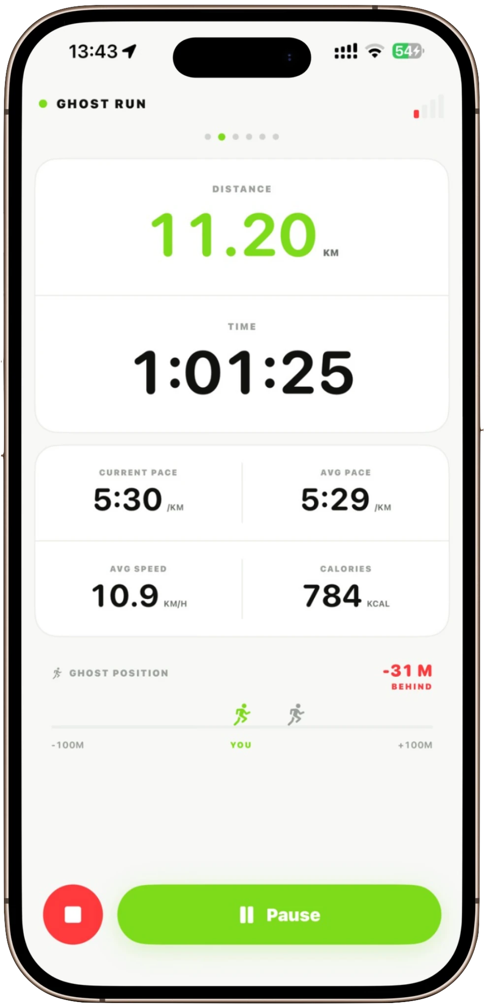 Run Together live session in light mode