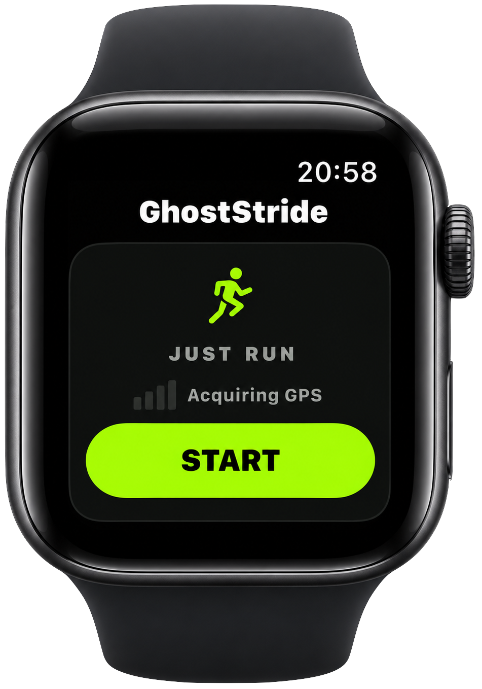 GhostStride on Apple Watch